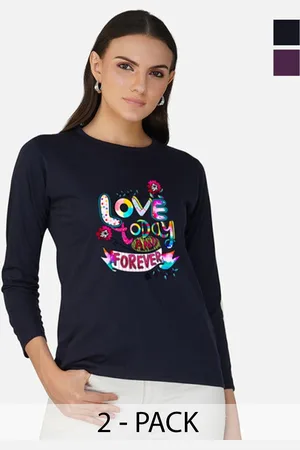 Metronaut Women 2 Printed Bio Finish Applique T-shirt