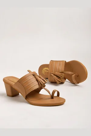 Shoetopia Girls Ethnic Block Sandals