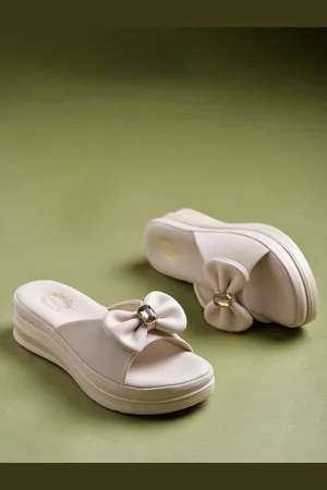 Shoetopia Girls Platform Sandals with Bows