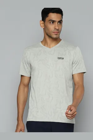 HRX Men V-Neck Rapid-Dry Sports T-shirt