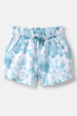 Benetton Girls Floral Printed Shorts