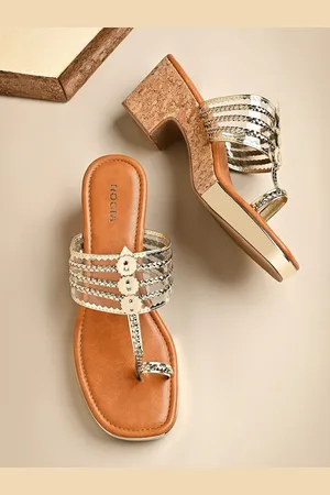 Rocia Embellished One Toe Block Heels