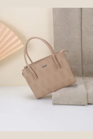 All Things Mochi Women Checked Structured Handheld Bag