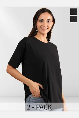 BAESD Women 2 Printed Applique T-shirt