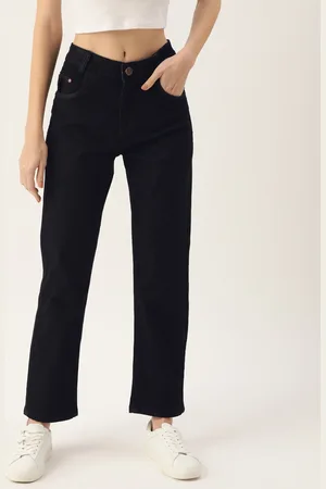 PARIS HAMILTON Women Navy Blue Boyfriend Fit Stretchable Jeans