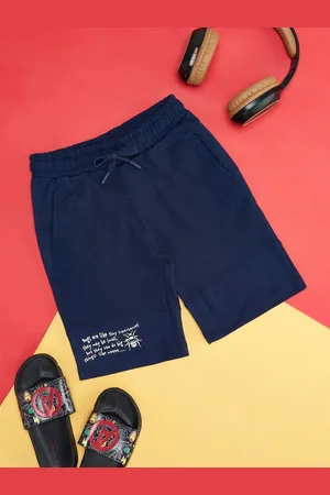 Pantaloons Boys Printed Mid Rise Pure Cotton Shorts