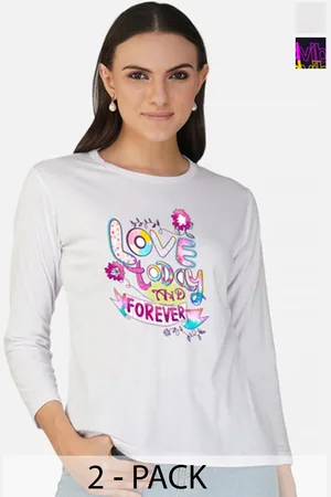 Metronaut Women 2 Printed Bio Finish T-shirt