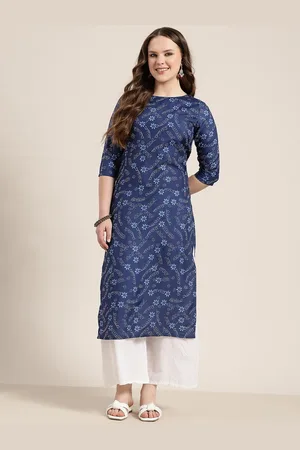 HERE&NOW Floral Print A-Line Kurta