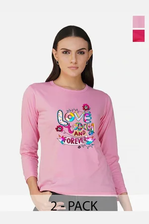 Metronaut Women 2 Printed Bio Finish Applique T-shirt
