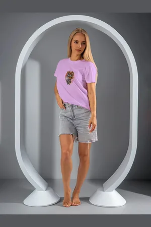Moda Rapido Women Graphic Printed Round Neck T-shirt