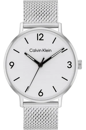 Calvin Klein Men Braided Modern Analogue Watch 25200433-Silver