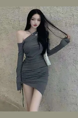 DressBerry Striped Bodycon Mini Dress