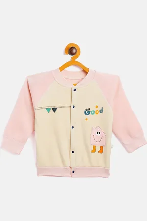 Camey Kids Pink Printed Sweatshirt