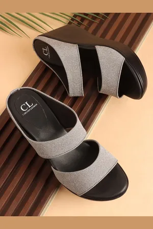 Carlton London Embellished Party Wedge Sandals