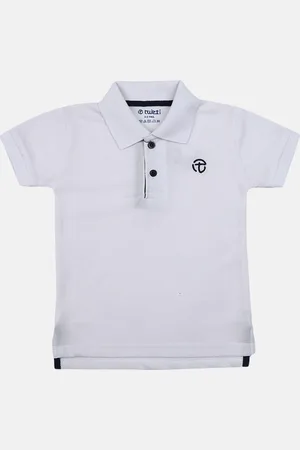 V-Mart Boys Polo Collar Short Sleeves Cotton T-shirt