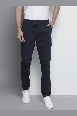 Tommy Hilfiger Men Navy Blue Slim Fit SCANTON DOBBY Joggers