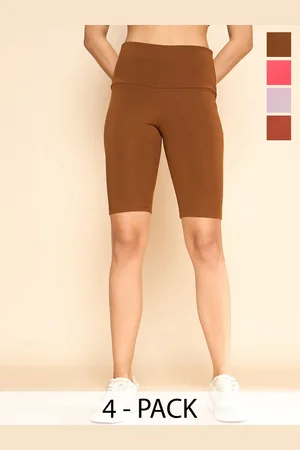 Color Capital Pack Of 4 Above Knee Gym Tights