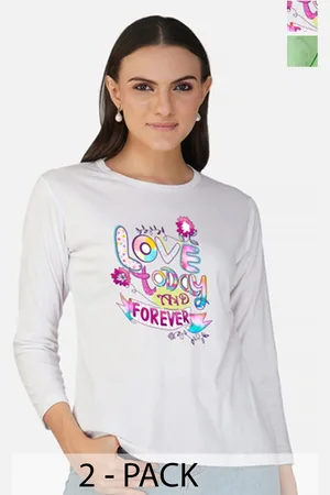 Metronaut Women 2 Printed Bio Finish T-shirt