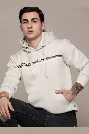 Roadster The Lifestyle Co. Men Printed Hooded Sweatshirt