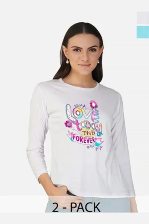 Metronaut Women 2 Printed Bio Finish Applique T-shirt