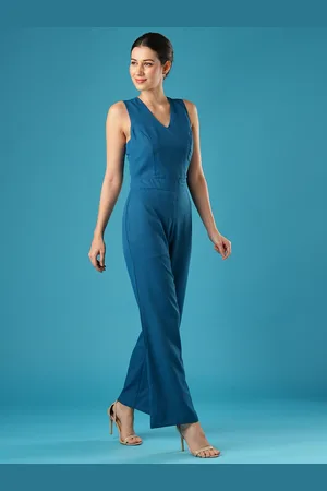Globus V-Neck Overalls Basic Jumpsuit