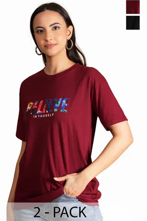 Metronaut Women Typography 2 Printed T-shirt