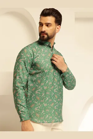SOJANYA Animal Printed Cotton Straight Kurta