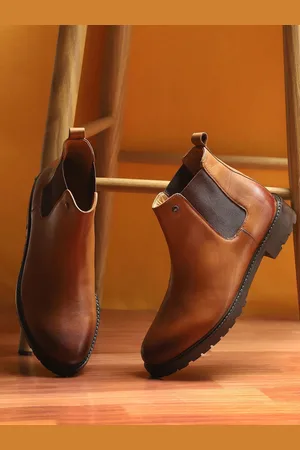 Monte Carlo Men Block-Heeled Chelsea Boots
