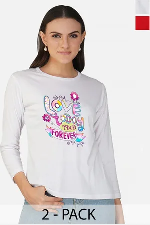 Metronaut Women 2 Printed Bio Finish Applique T-shirt