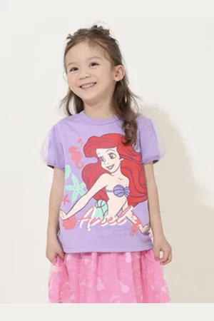 LULU & SKY Girls Graphic Printed Round Neck Cotton Relaxed Fit T-shirt