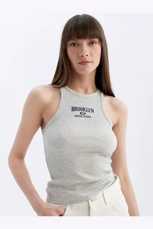 DeFacto Print Cotton Tank Top