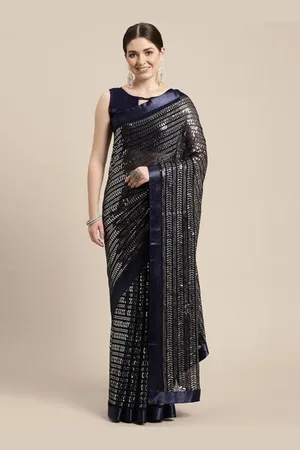 VAIRAGEE Women Embellished Sequinned Ready to Wear Saree