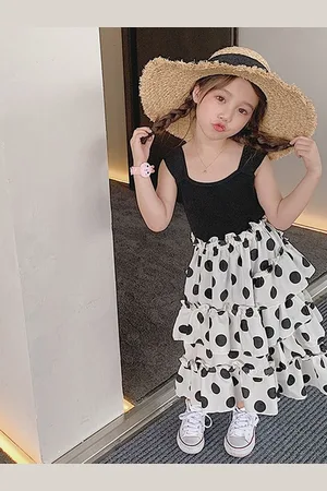 LULU & SKY Girls Top with Skirt