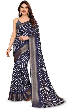 Moda Rapido Leheriya Zari Saree