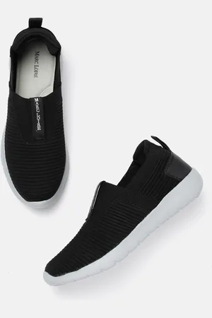 Marc Loire Women Round Toe Memory Foam Textile Slip-On Sneakers