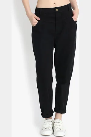 KOTTY Women Black Jean Slim Fit High-Rise Stretchable Jeans