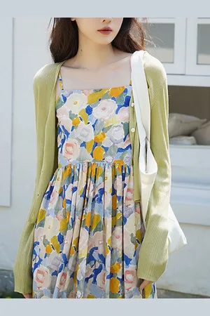 DressBerry Floral Print Maxi Dress