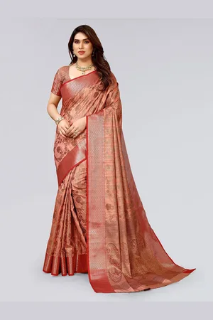 DIVASTRI Ethnic Motifs Zari Art Silk Saree