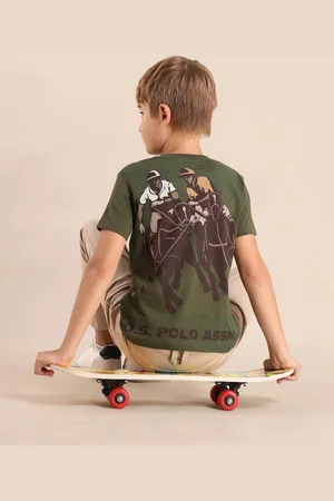 Ralph Lauren Boys Brand Logo Printed T-shirt