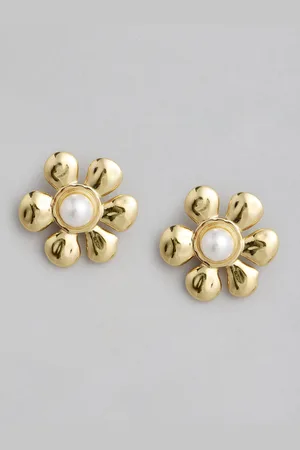 DressBerry Floral Studs Earrings