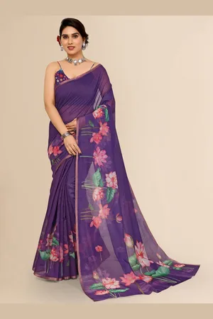 Moda Rapido Floral Zari Saree