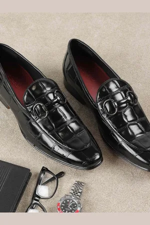 Metro Men Leather Formal Slip-Ons