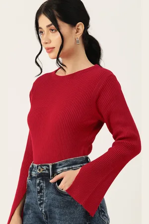 DressBerry Pure Acrylic Ribbed Pullover