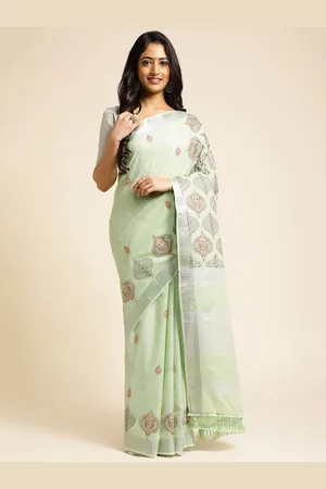 DIVASTRI Ethnic Motifs Zari Printed Saree
