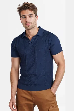 Celio Men Polo Collar Pockets T-shirt