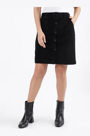 ICONIC Regular Fit Straight Above Knee Skirts