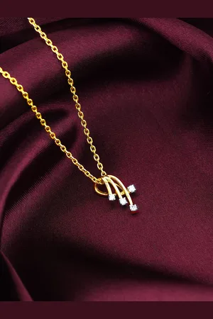 GIVA 14KT Star-Trail Pendant Women Diamond