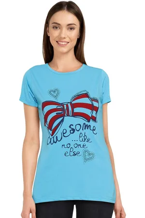 Moda Rapido Women Printed Bio Finish T-shirt