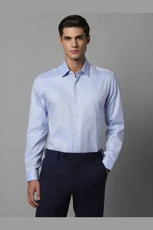 Louis Philippe Men Slim Fit Opaque Formal Shirt