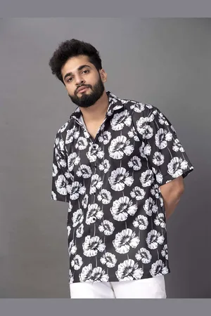 Brown brothers Unisex Relaxed Floral Opaque Printed Casual Shirt